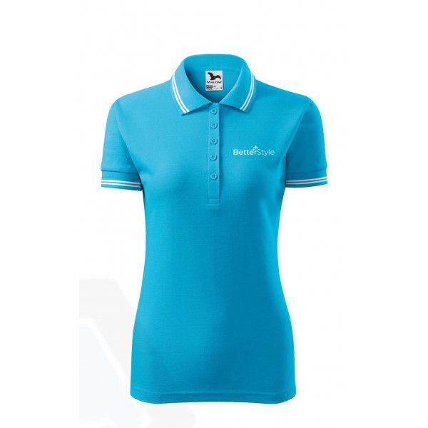 Damen Polohemd mit BetterStyle-Logo (M)